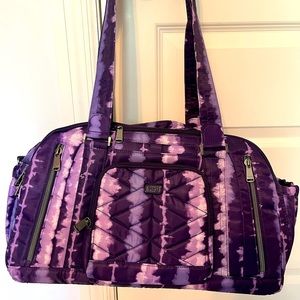 Lug Propeller 2 Overnight Bag- Shibori Purple